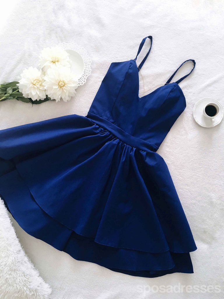 Spahgetti Straps Black Cheap Homecoming Dresses Online, CM723