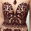 Rose Gold Sequin Sparkly Mermaid Evening Prom Dresses, Evening Party Prom Dresses, 12011