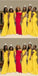 Mismatched Mermaid Yellow Cheap Long Bridesmaid Dresses Online,WG1195