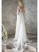 Long Sleeves Lace Backless Cheap Wedding Dresses Online, Cheap Bridal Dresses, WD543