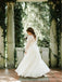Long Sleeves Backless Plus Size Wedding Dresses Online, Cheap Bridal Dresses, WD639