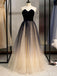 Sweetheart Ombre A-line Cheap Long Prom Dresses, Sweet 16 Prom Dresses, 12365