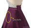 Halter Rhinestone Beaded Purple A-line Long Evening Prom Dresses, 17678