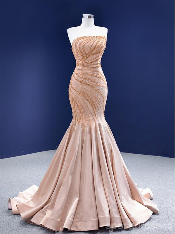 Sparkly Mermaid Sweetheart Beading Long Party Prom Dresses Online,12561