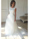 Illusion Lace A-line Cheap Wedding Dresses Online, Cheap Lace Bridal Dresses, WD440