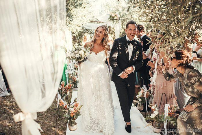 Off Shouder Short Sleeves Mermaid Cheap Wedding Dresses Online, Cheap Lace Bridal Dresses, WD439