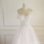Strapless Pale Pink Long Custom Cheap Custom Wedding Dresses, WD308