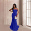 Royal Blue Mermaid Sweetheart Cheap Long Bridesmaid Dresses Online,WG1191