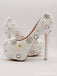 New 14CM round toe viscose shoes low top retro pearl banquet stiletto heel solid color shoes