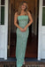 Sexy Green Mermaid Strapless Maxi Long Party Prom Dresses Ideas,Evening Gowns,13913