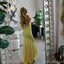 Sexy Yellow Mermaid Long Party Prom Dresses Ideas,Evening Gowns,13851