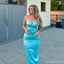 Sexy Blue Mermaid Sweetheart Long Party Prom Dresses Ideas,Evening Gowns,13805