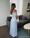 Elegant Blue Off Shoulder Long Party Prom Dresses Ideas,Evening Gowns,13721