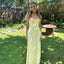 Pretty Light Yellow Long Party Prom Dresses Ideas,Evening Gowns,13668