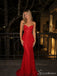 Red Sequin Strapless Corset Mermaid Long Maxi Dress PD26031