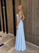 Light Blue Sweetheart A-Line Prom Dress with Lace-Up Back PD26060