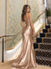 Champagne Off-the-Shoulder Lace Corset Long Prom Dress with Slit PD26077