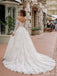 Off-Shoulder Lace Corset Ball Gown Wedding Dress WD26030