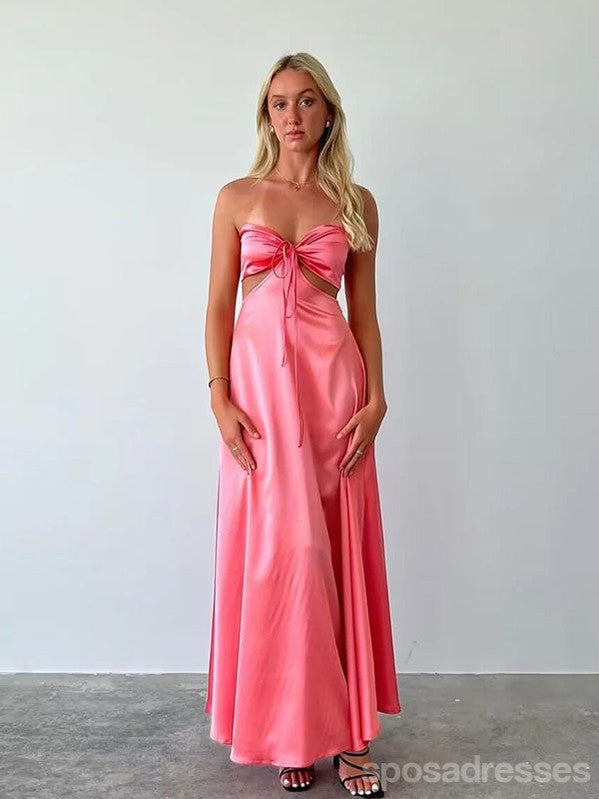 Sexy A-line Strapless Maxi Long Party Prom Dresses,Evening Dress,13460