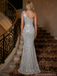 Silver Sequin One-Shoulder Evening Gown with Feathers - Elegant Fitted Formal Maxi Dress, 26002