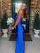 Sexy Blue Mermaid Strapless Long Party Prom Dresses Ideas,Evening Gowns,13676