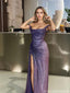 Sparkly Blue Mermaid Off Shoulder Long Party Prom Dresses To Impress,Evening Gowns,13930