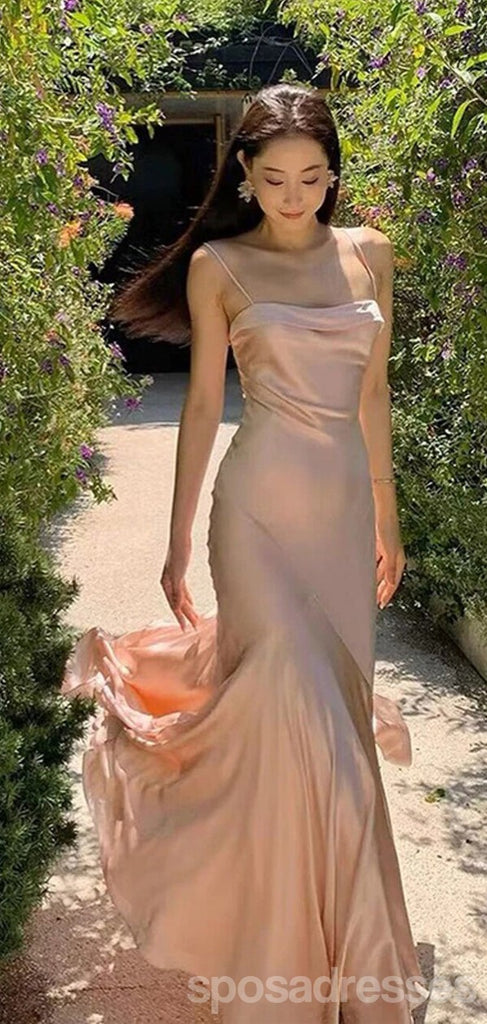 Sexy Mermaid Spaghetti Straps Maxi Long Party Prom Dresses,Evening Dress,13414