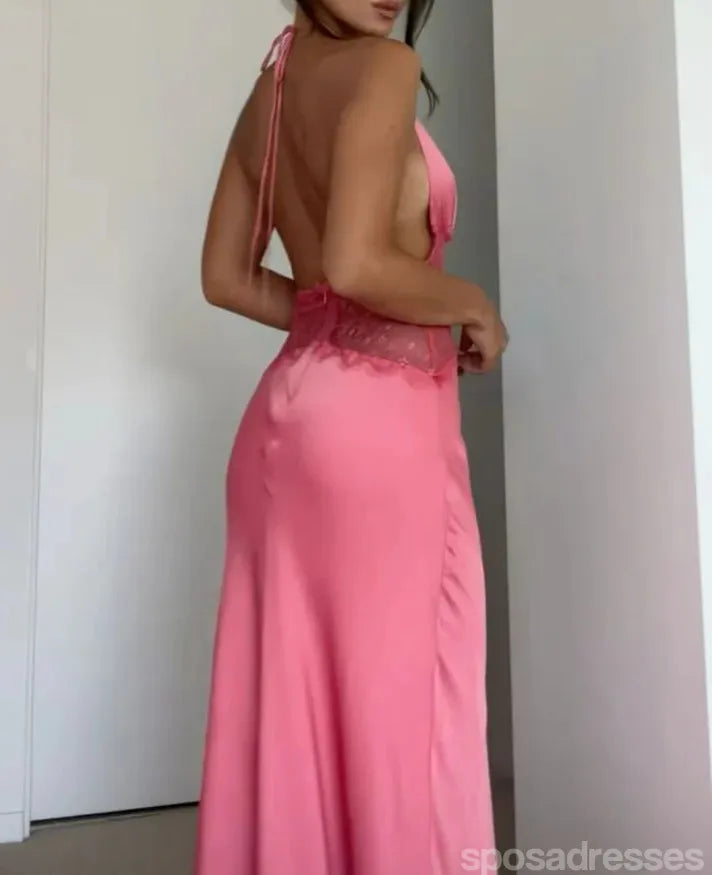 Sexy Dusty Rose Mermaid V-neck Maxi Long Party Prom Dresses Ideas,Evening Gowns,13911