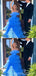 Gorgeous Blue A-line Long Party Prom Dresses Ideas,Evening Gowns,13888