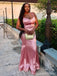 Sexy Pink Mermaid Straps Maxi Long Party Prom Dresses,Evening Dress,13536