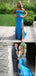 Sexy Blue Mermaid Sweetheart Long Party Prom Dresses Ideas,Evening Gowns,13644