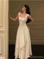 Elegant A-line Square Maxi Long Party Prom Dresses,Evening Dress Online,13415