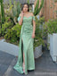 Sexy Green Mermaid Off Shoulder Maxi Long Party Prom Dresses,Evening Gowns,13586