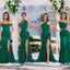 Mismatched Emerald Green Mermaid Maxi Long Bridesmaid Dresses,Party Dress, WG1881