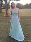 Elegant Green A-line Long Party Prom Dresses Ideas,Evening Gowns,13750