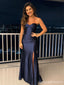 Sexy Navy Blue Mermaid Sweetheart Long Party Prom Dresses Ideas,Evening Gowns,13813