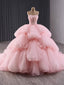 Gorgeous Pink A-line Sweetheart Long Party Prom Dresses Ideas,Evening Gowns,13705