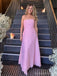 Gorgeous Pink A-line Long Party Prom Dresses Ideas,Evening Gowns,13871