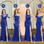 Mismatched Royal Blue Mermaid Sexy Satin Bridesmaid Dresses Online, WG1271