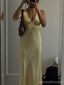 Sexy Yellow Mermaid V-neck Long Party Prom Dresses Ideas,Evening Gowns,13779