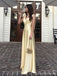 Sexy Yellow V-neck Long Party Prom Dresses Ideas,Evening Gowns,13833