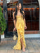 Sexy Yellow Mermaid Maxi Long Party Prom Dresses Ideas,Evening Gowns,13731