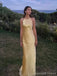 Sexy Yellow Mermaid Long Party Prom Dresses Ideas,Evening Gowns,13884