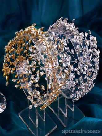 Shining Luxury Rhinestone Hair Hoop Wedding Accessories for Women, HP414