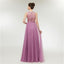 Joya púrpura cuentas baratos vestidos de fiesta de noche larga, vestidos de fiesta de la noche, 12001