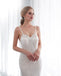 Espagueti atractivos atan trajes de novia de la sirena del cordón con correa vestidos nupciales en línea, únicos, WD575