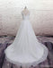 Tul de la pala de correas del cordón barato alinea trajes de novia en línea, WD370