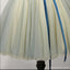 Vestidos de la fiesta de promoción de regreso del cordón amarillo verde sin tirantes, vestidos de la fiesta de promoción del partido cortos económicos, vestidos de regreso perfectos, CM210