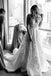 Bateau A-line Lace barato vestidos de novia largos en línea, vestidos de novia baratos, WD525