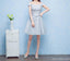 De Manga corta Scoop Escote de Encaje Gris Lindo de Regreso a casa vestidos de fiesta, Vestidos Asequibles a Corto Fiesta de Graduación Dulce 16, Vestidos, Perfecto de Regreso a casa Vestidos de Cóctel, CM337